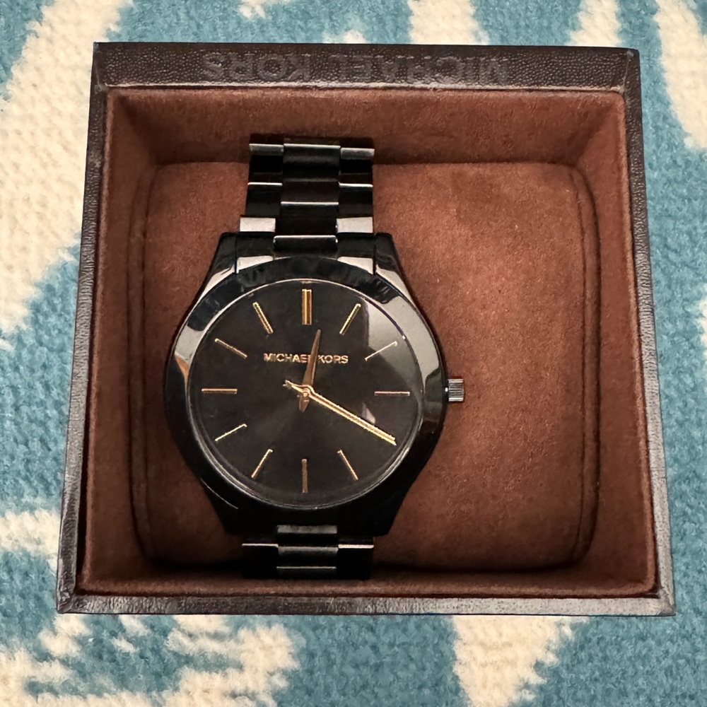 Black Micheal Kors Watch